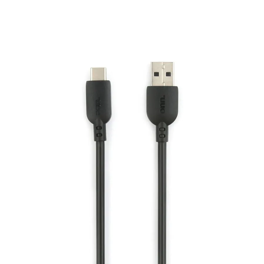 3ft USB-C to USB-A Charging Cable, USB-IF Certified, Black, Compatible with iPhone 17/16/15 Series, Samsung Galaxy, Note, Pixel