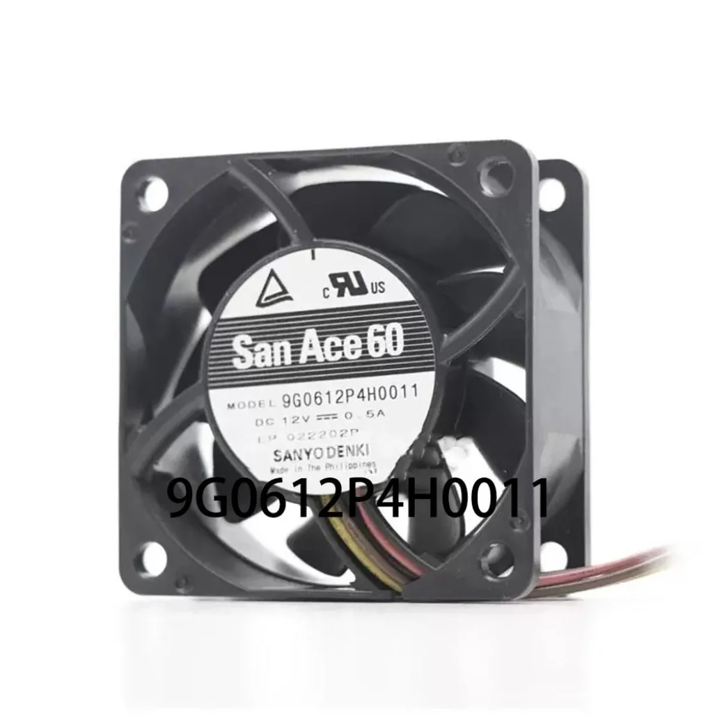 

Новый, в упаковке, для вентилятора серверного драйвера SANYO Denki 60*60*25 9G0612P4H0011 SanAce 12V 0.5A
