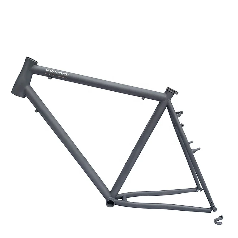 

Titanium bicycles frame made in china Sand blasting customize bike frame gravel bike frame by PYTITANS