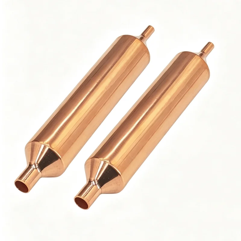 5PCS Refrigerator Filter Dryer 16mmx128mm For Refrigeration Copper Filter Drier Removes Impurities Contaminants