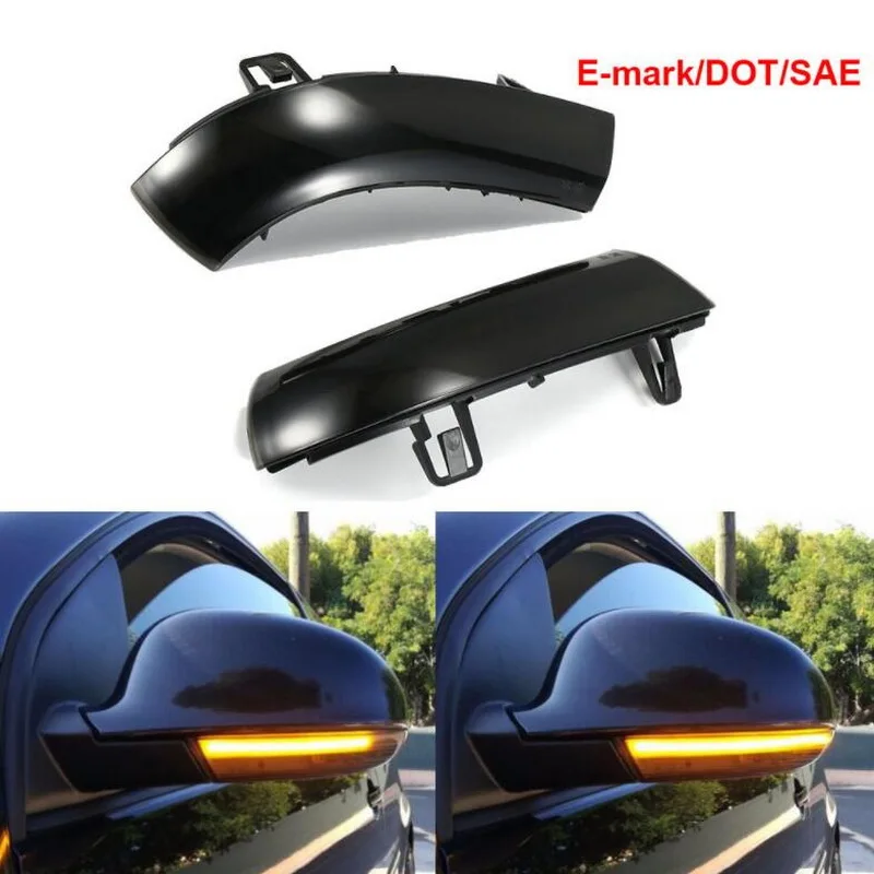 

Tonlinker 2 Pcs For Volkswagen VW Golf 5 Jetta MK5 Passat B6 Sharan Flowing Waterproof LED Turn Signal Side Mirror Flasher Light