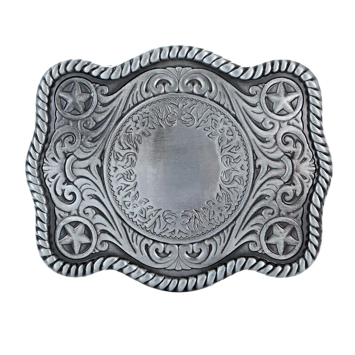 

T-DISOM Men's Embossed Belt Buckle Simple Elegant Design for Fashion Accessories