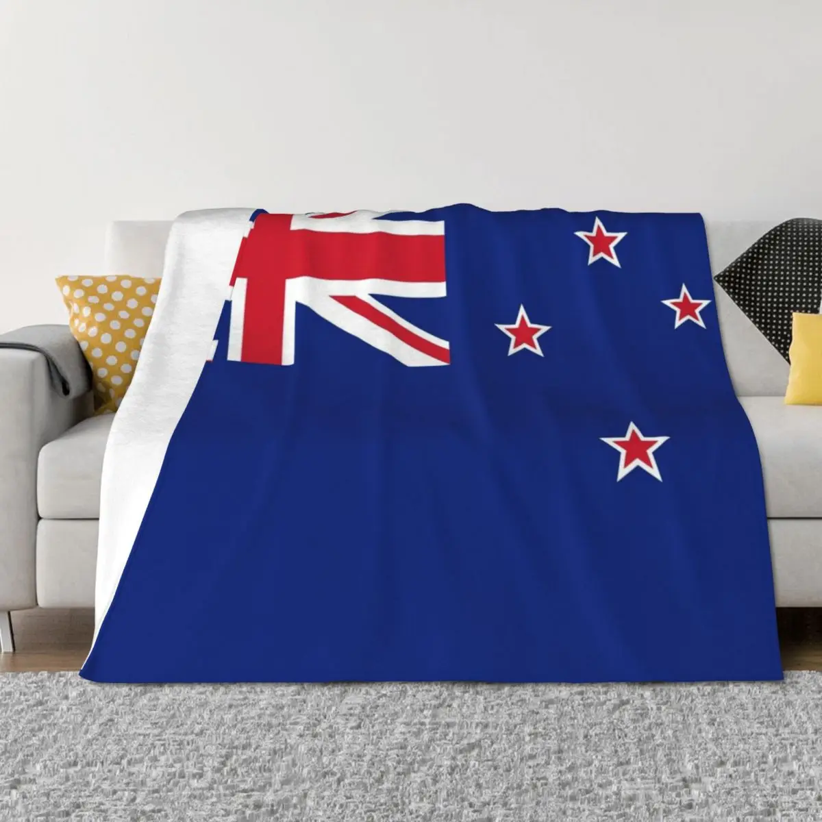

New Zealand Flag Throw Blanket Blankets For Sofas Bed linens Bed covers Luxury Throw Blankets