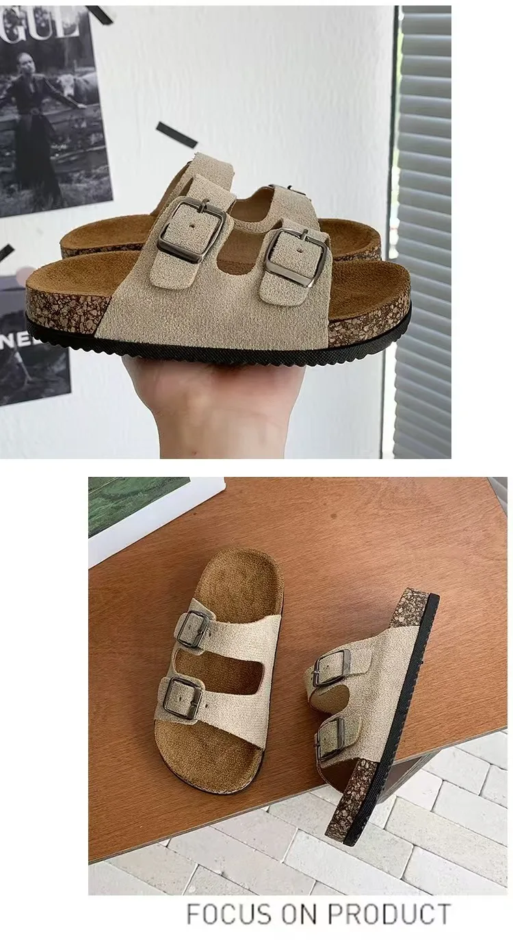 Einfache Kinderpantoffeln Sommer Kleinkind Dickbesohlte Freizeitschuhe Schüler Outdoor-Sandalen Kinder-Kieselstein-Schuhe Bequem Atmungsaktiv – Detail 5