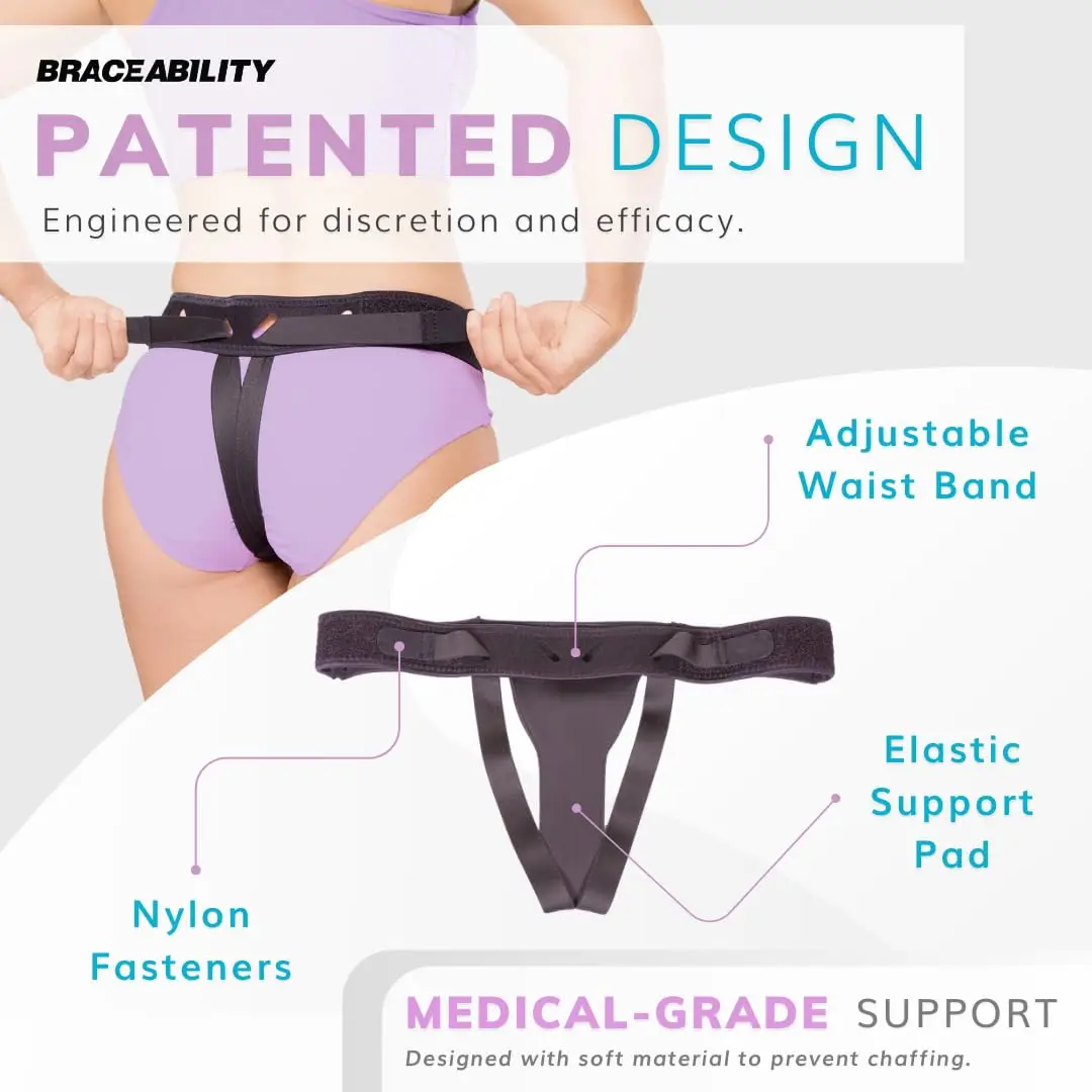 Prolapse Uterus Support Belt Girdle for Women’s Prolapsed for Dropped Bladr, Vulvar Varicdeosities, Postpartum Recover