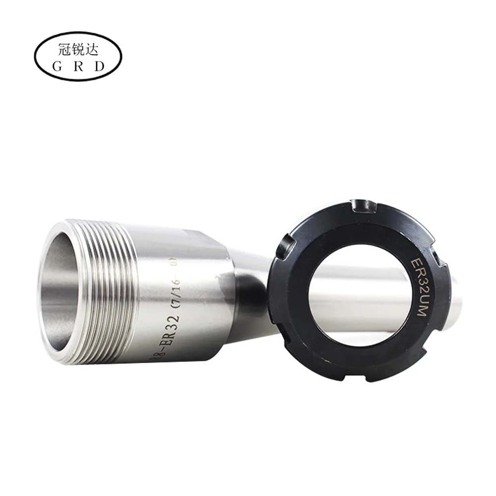 1PCS R8 ER Tool Holder ER16 ER20 ER25 ER32 ER40 M12 7/16 20UNF Tool Holder milling machine Collet Chuck Spindle Tool holder