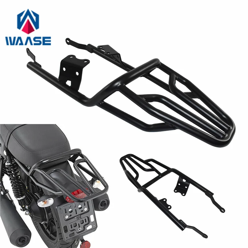 

WAASE Rear Luggage Rack Carrier Case Support Holder Bracket For Triumph Speed Twin 900 2023 2024