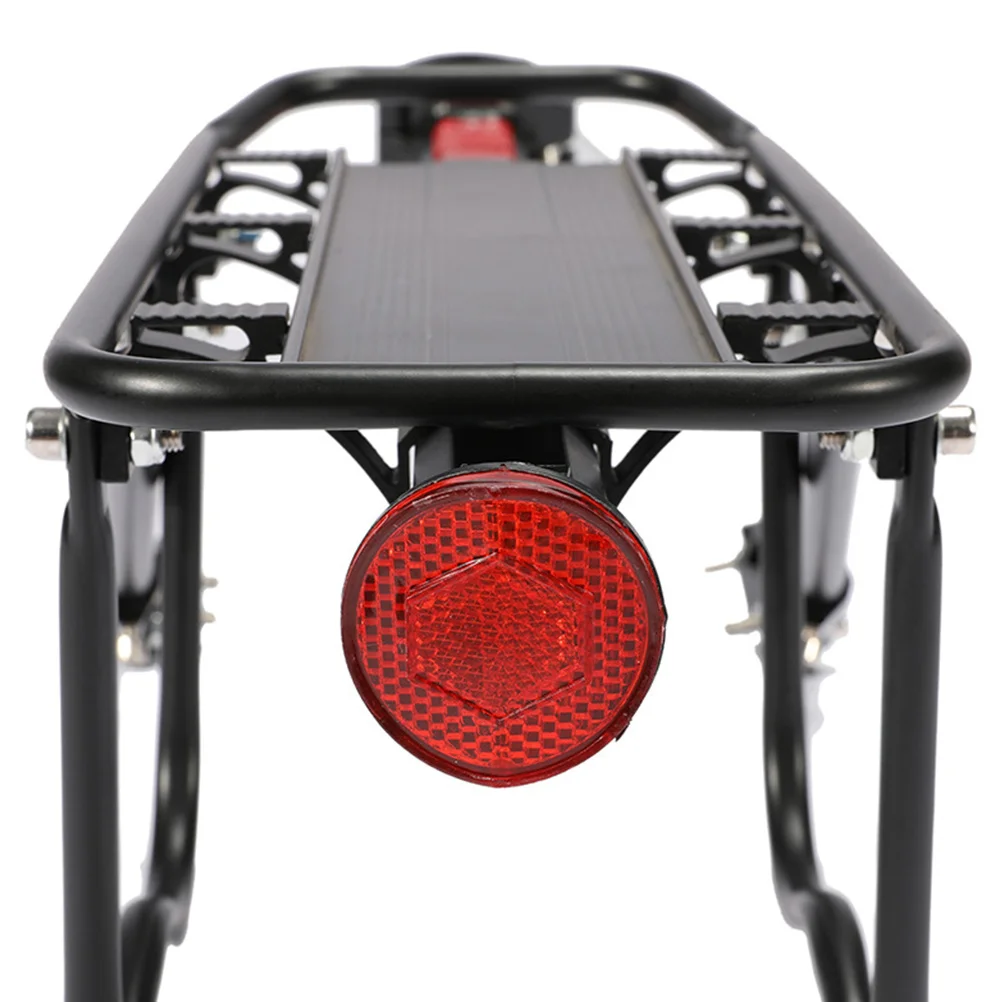 Bike Rear Shelf Aluminum Alloy Carrier Rack Mountain Bike Back Stand Durable for Outdoor Travel Storage Back Stand