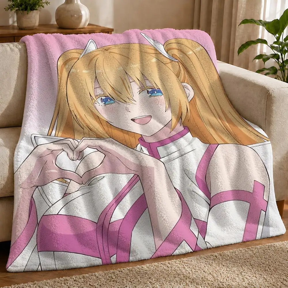 Anime 2.5 Dimensional Seduction Throw 1pc Flannel Blanket Soft Lightweight Warm Cozy For Bedroom Sofa Bed