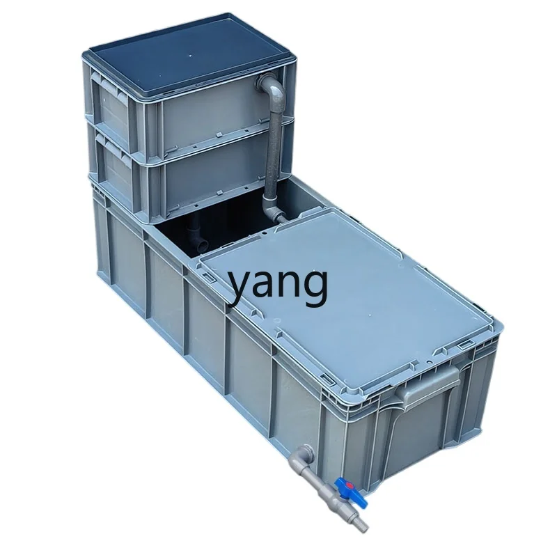 

LMM plastic fishing box ecological tank household pool turtle tank goldfish basin water turtle
