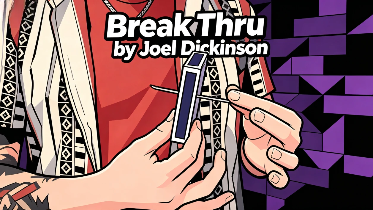 Break Thru Gimmick By Joel Dickinson Magic Penetration Illusion Acrylic Block Visual Effect Props Magicians Magic Tricks Funny