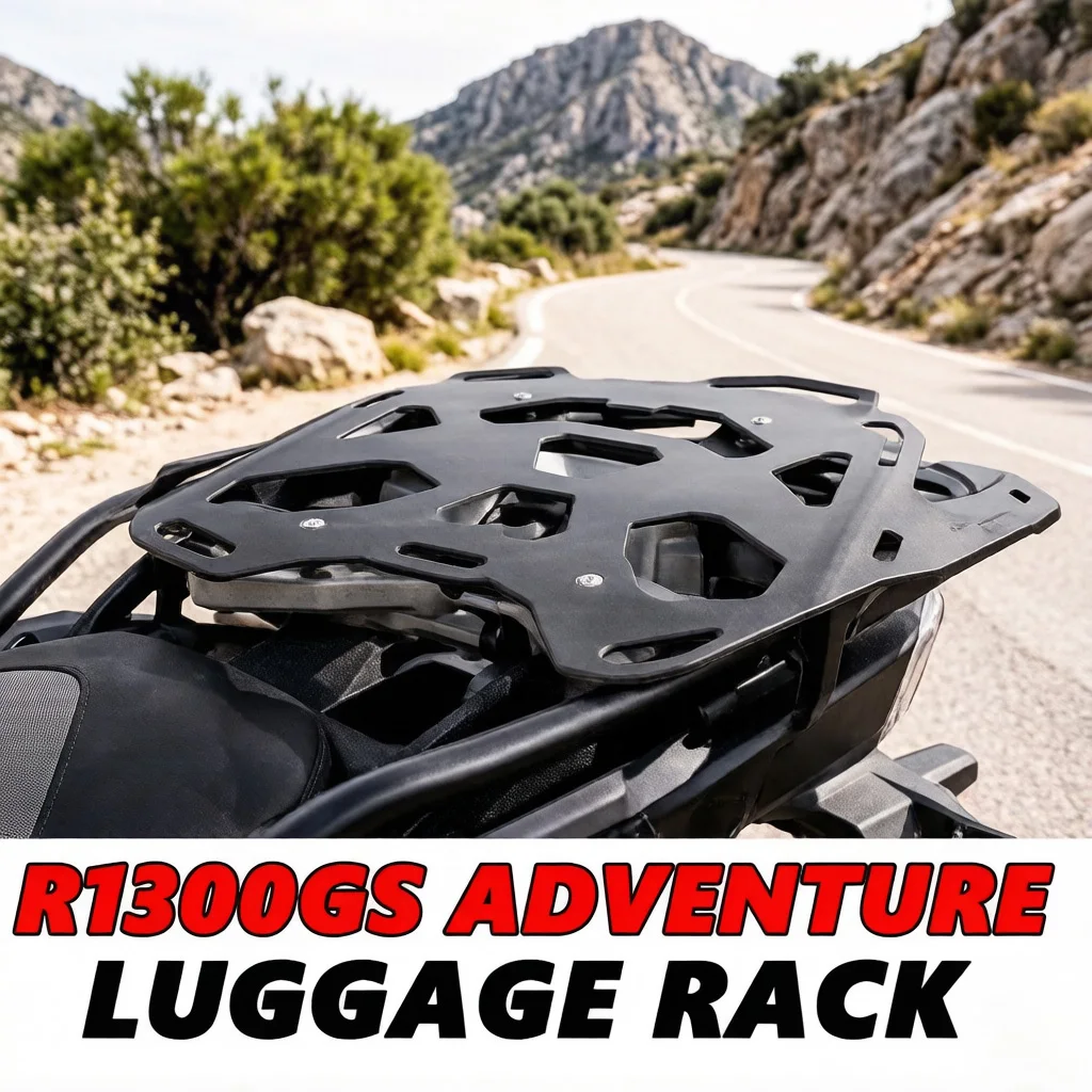 Porte-bagages arrière 2026 R1300GS Adventure, panneau de compartiment à bagages supérieur pour BMW R1300GS ADV R1300GSA, support d'extension de porte-bagages arrière