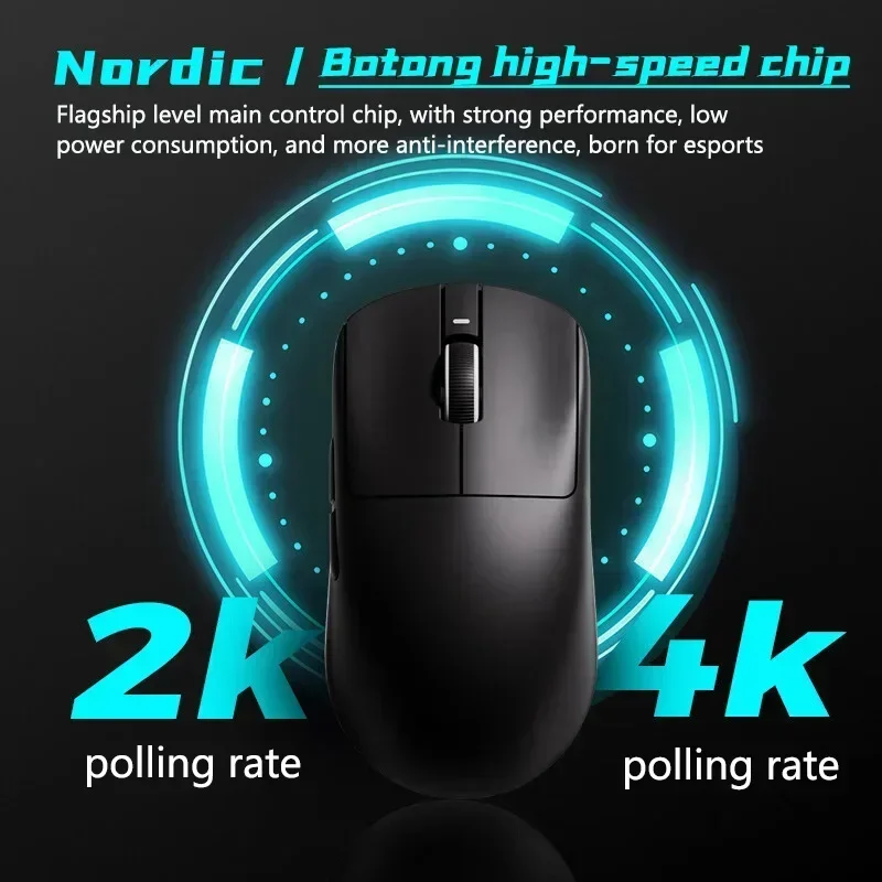 VGN VXE Dragonfly R1 Wireless Mouse PAW3395 Sensor Nordic 52840 2KHz FPS Game Mouse Intelligent Speed Low Delay Game Office