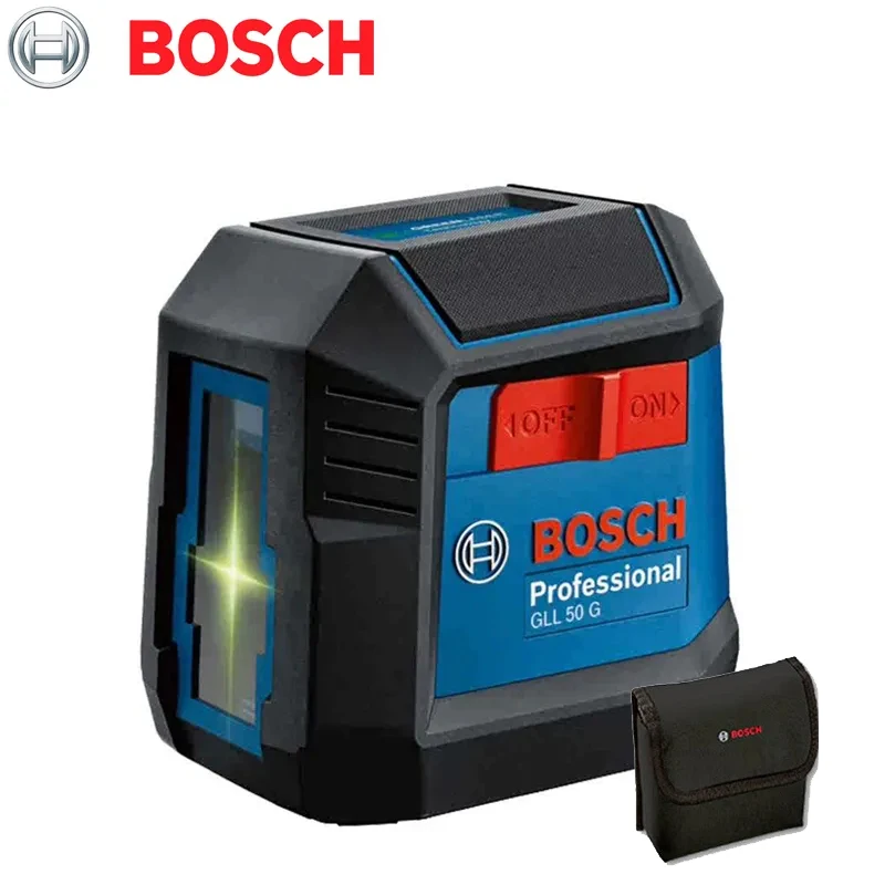 BOSCH GLL50G Green Laser Level 2line 15m Max 1/4in IP55 Small & Compact Portable Marking Instrument Bare Tool