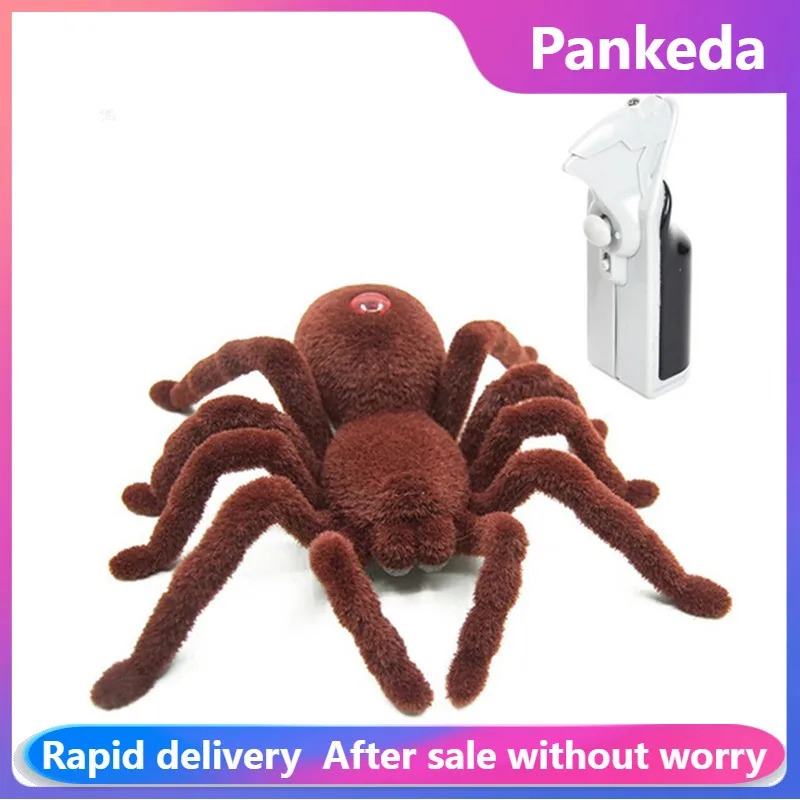 All Saints' Day Spider Toy Tricky Toys April Fools ' Day Simulation Spider Remote Control Spider Scary Gift Toy