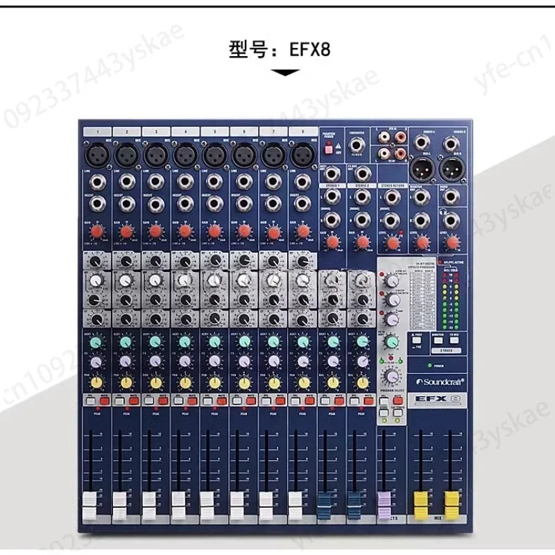 Professional Stage Performance Conference Mixer Soundcraft Sound Art Efx8 Efx12 Efx16 Efx20 Road