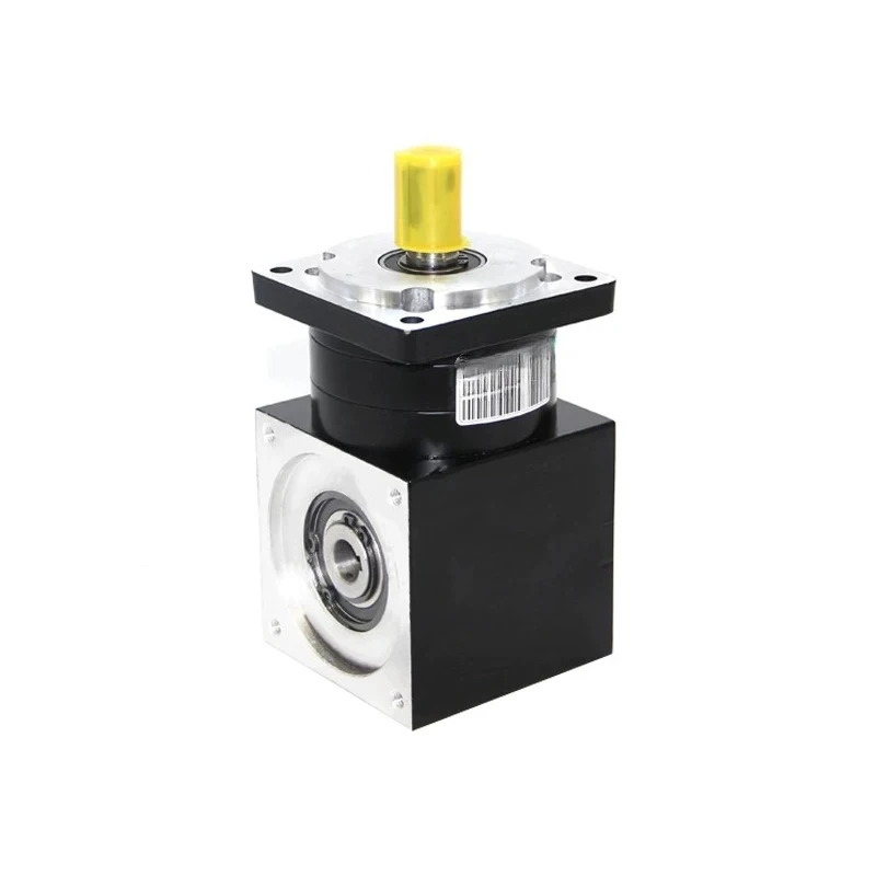For90 degree right angle planetary reducer gear reducer box with 5760/86 80 stepper servo motor base corner
