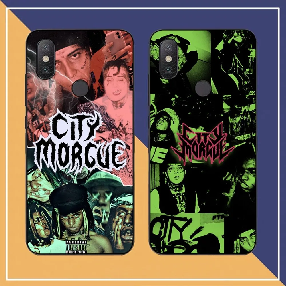 

C-City Morgue Zillakami Phone Case For Redmi Note 4 X 5 A 6 7 8 T 9 9S 10 11 11S 11Epro Poco M3 Pro