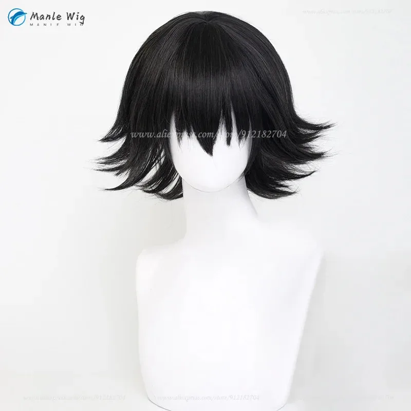 

Высокое качество аниме косплей 30 см черный парик Edogawa Ranpo Cos очки шляпа реквизит термостойкие аксессуары для волос vb; 5787j;m;