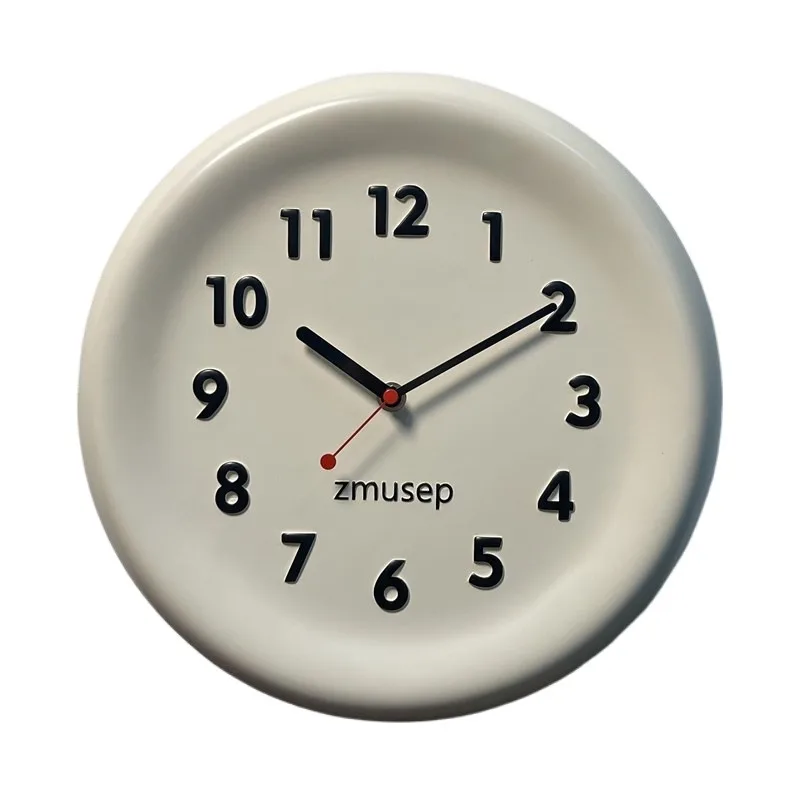 

Living room wall clock, simple wall clock, silent round quartz clock