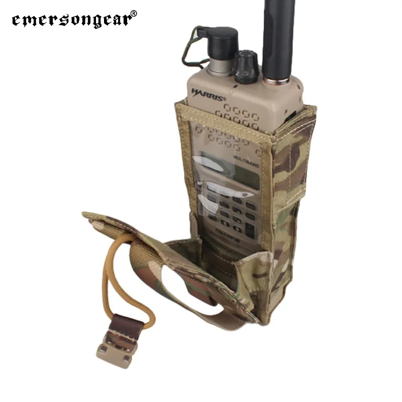 Emersongear Tactical PRC 148/152 Radio Pouch Hunting Paintball Airsoft Combat Molle Radio Holder Trekking Camping Nylon EM8350
