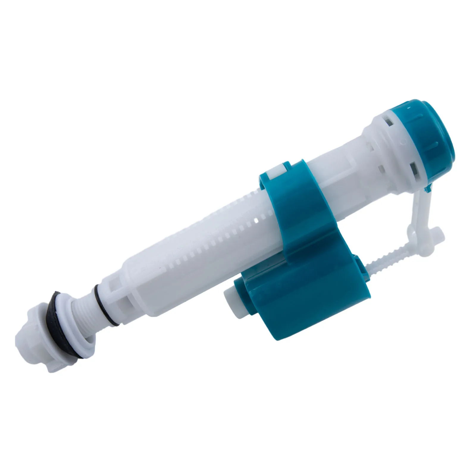 Toilet Cistern Flush Valve Bottom Entry Inlet with Siphon Fill Float Suitable for High Pressure Toilet Tank Water Control