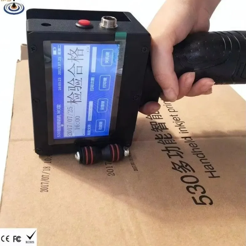 2026 JINYU High Quality Semi-Automatic 12.7mm Handheld Inkjet Printer XP600, Multifunction Coding Machine for Flex & Paper