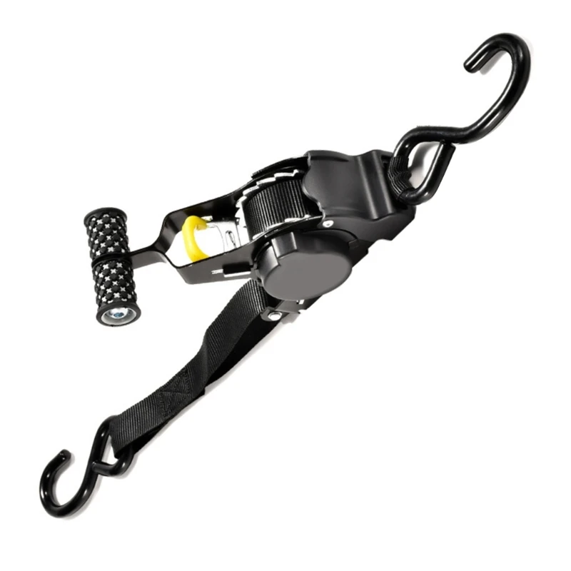 Heavy Duty Retractable Ratchet Strap สายรัดวงล้อ Self Retractable Tie Down