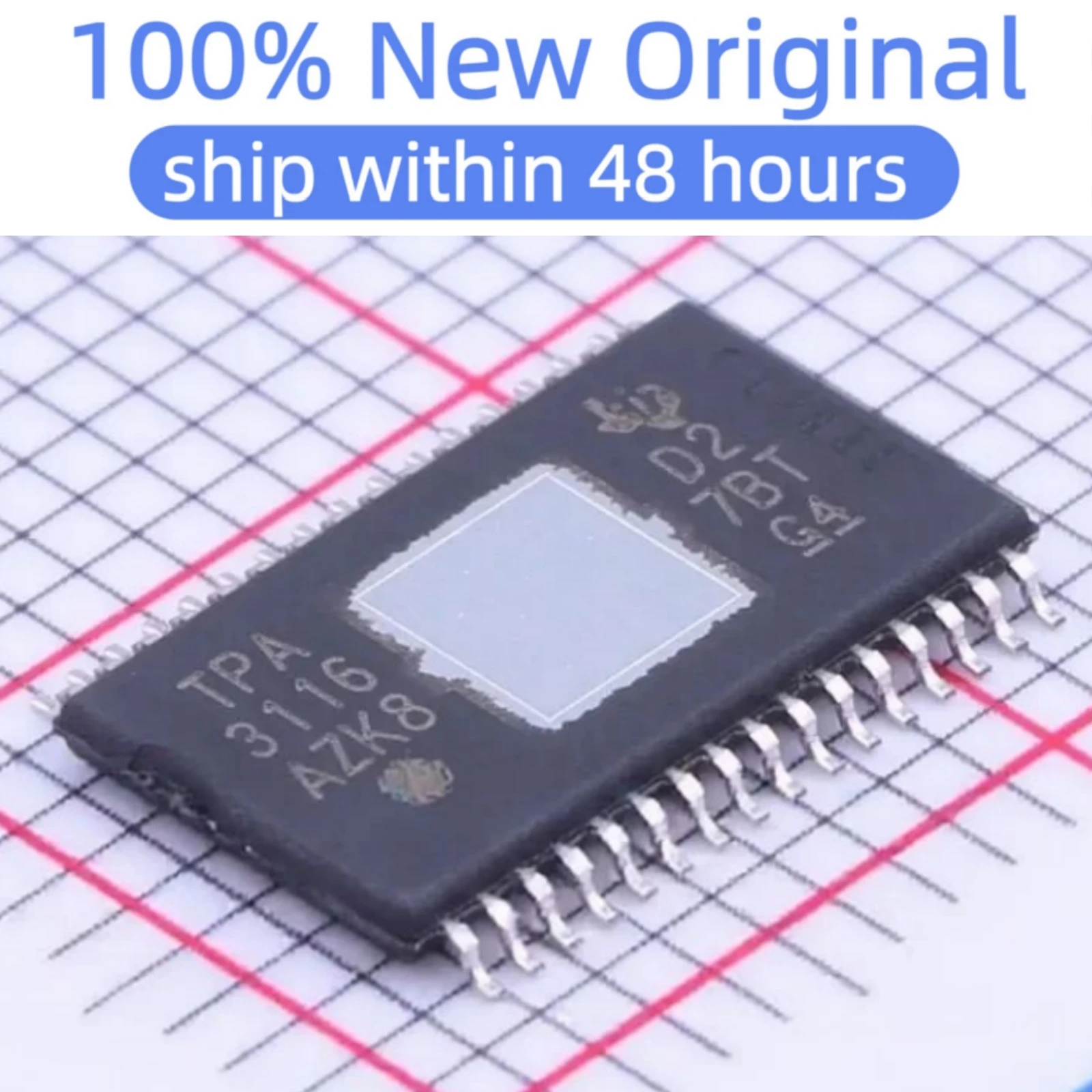 (1PCS)TPA3116D2DADR TPA3116D2DAD HTSSOP-32 100% New original
