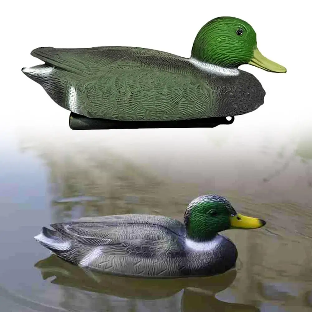 1PC Realistic Duck Hunting Lure Garden Decoration Floating Head Duck Decoy Outdoor Realistic Duck Lure Garden Decoration