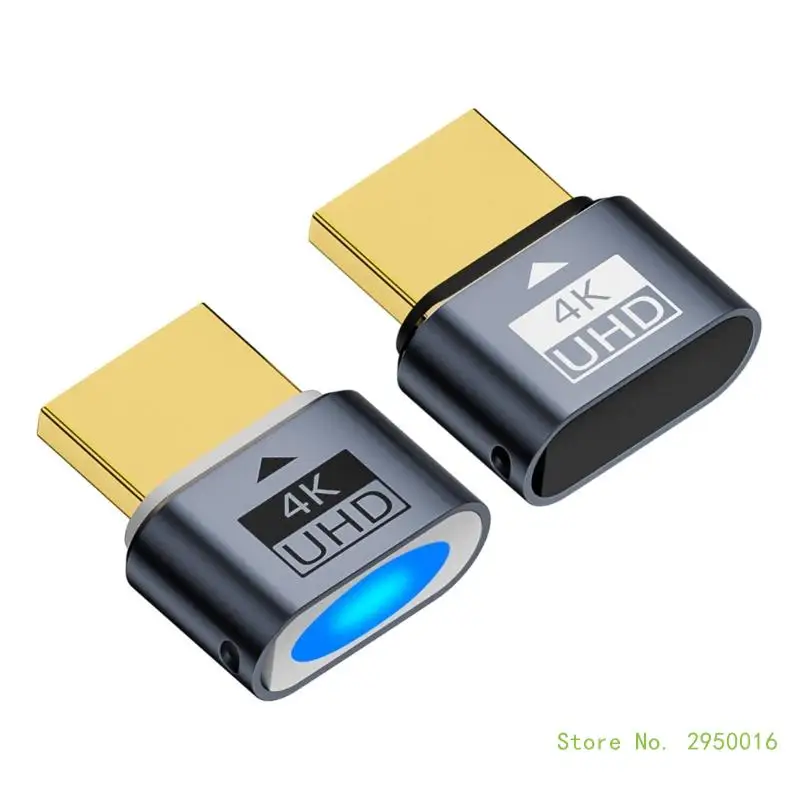 Metal HDTV Plugs HDTV Virtual Display Support for High Resolution Outputs