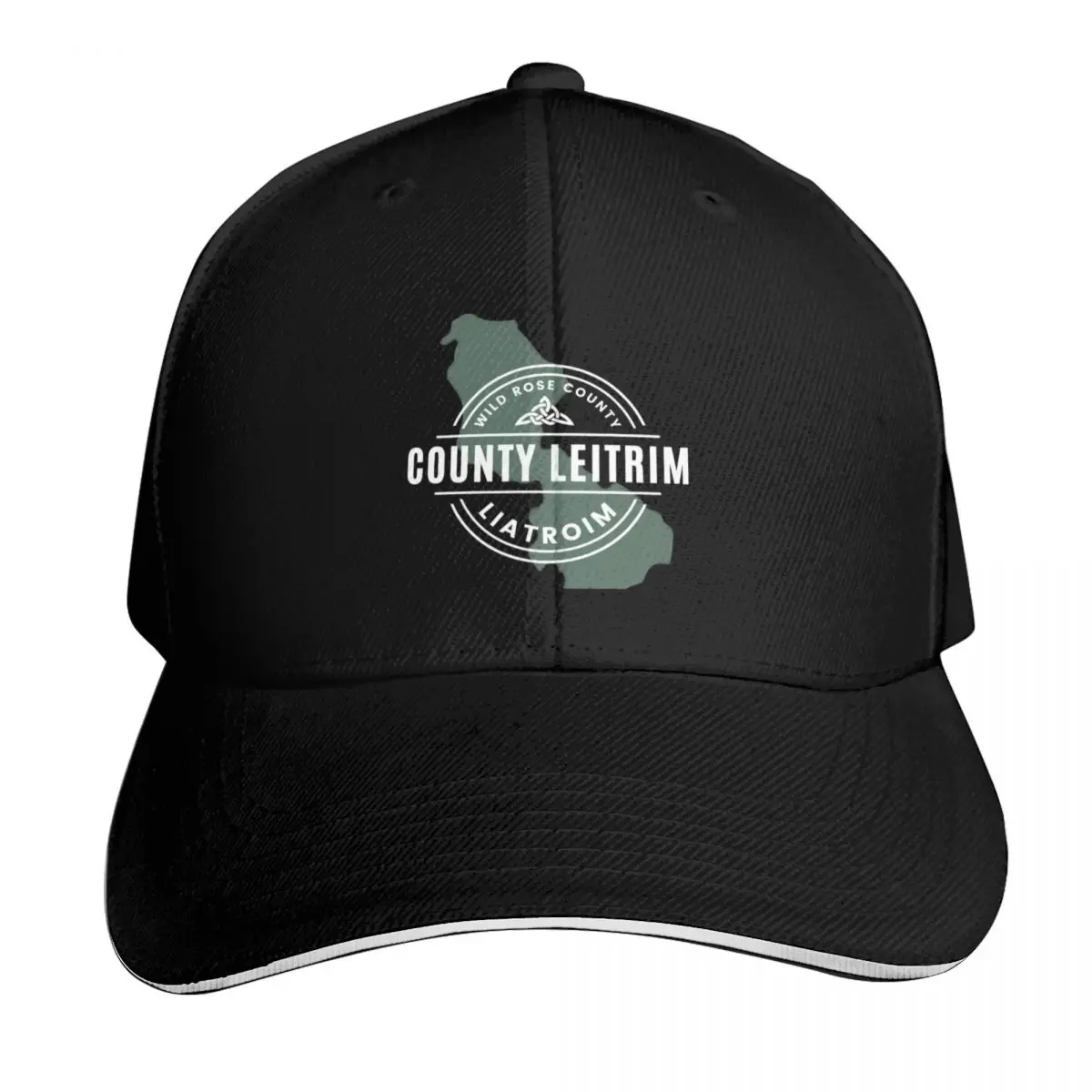 

County Leitrim Map Baseball Cap funny hat Trucker Hat dad hat fun hats Men Caps Women's