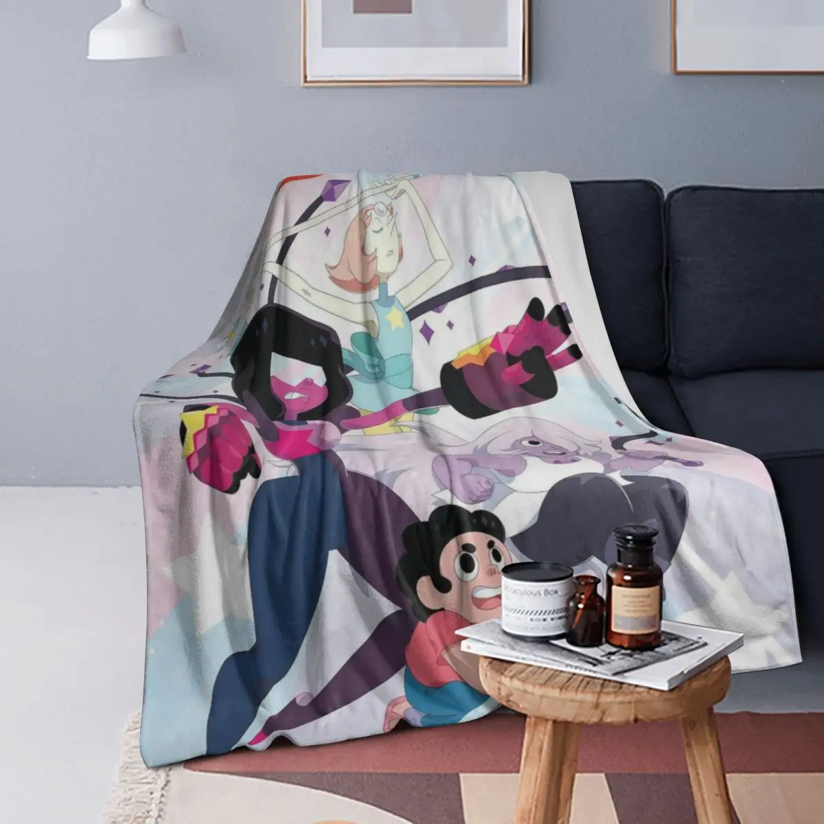 

Стивен Вселенная, милые мультяшные одеяла, мягкое теплое фланелевое одеяло, постельное белье для кровати, гостиной, пикника, путешествия, домашний диван