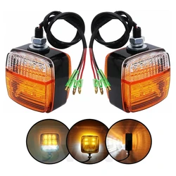 2 X LED Forklift Lights Double-sided 12V-80V Front Tractor Turn Signal Motorcycle Direction Indicator Lamp