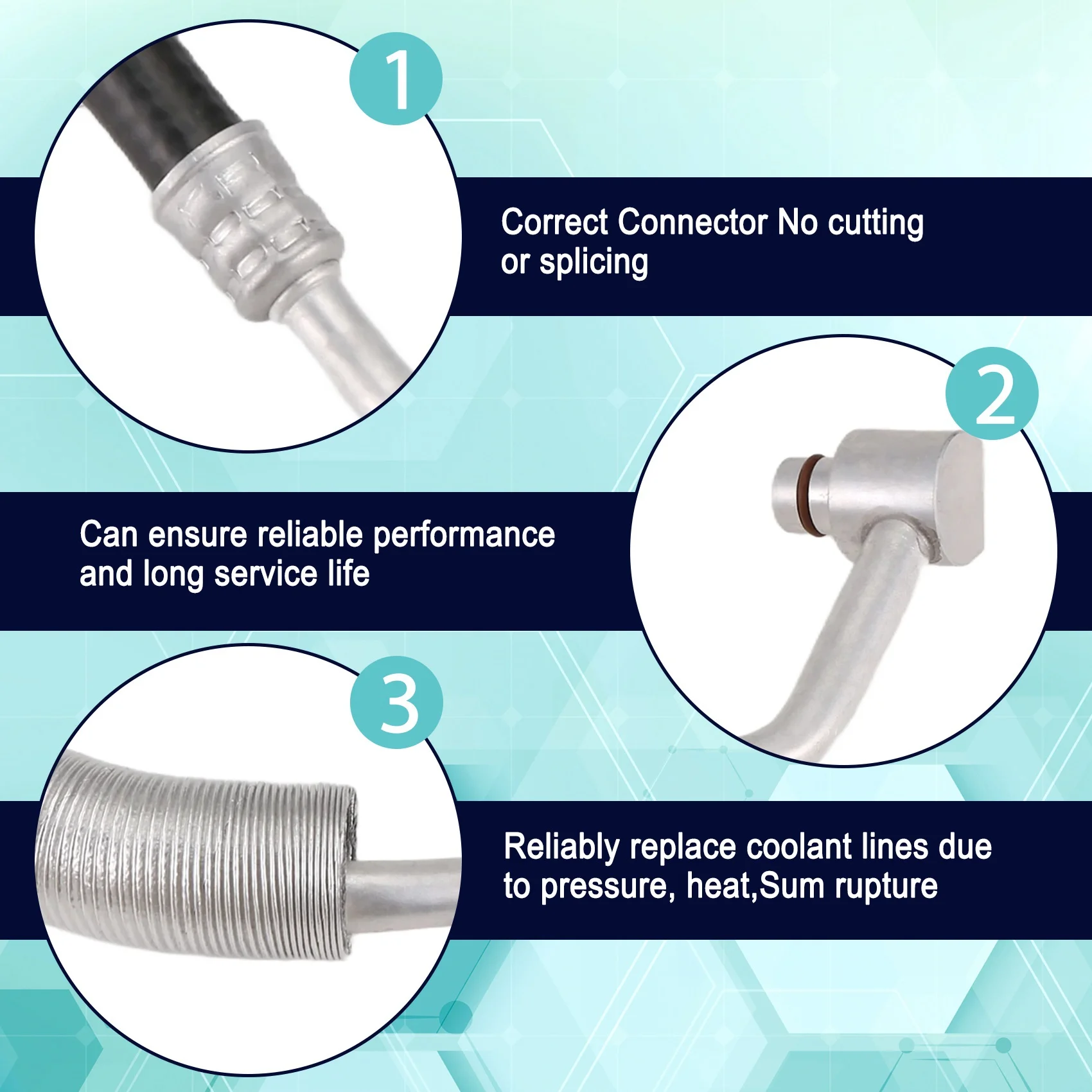 

Car Cooling System Turbocharger Coolant Line Turbo Coolant Return Line For BMW F52 G32 F39 G02 G05 11538629971-A97E