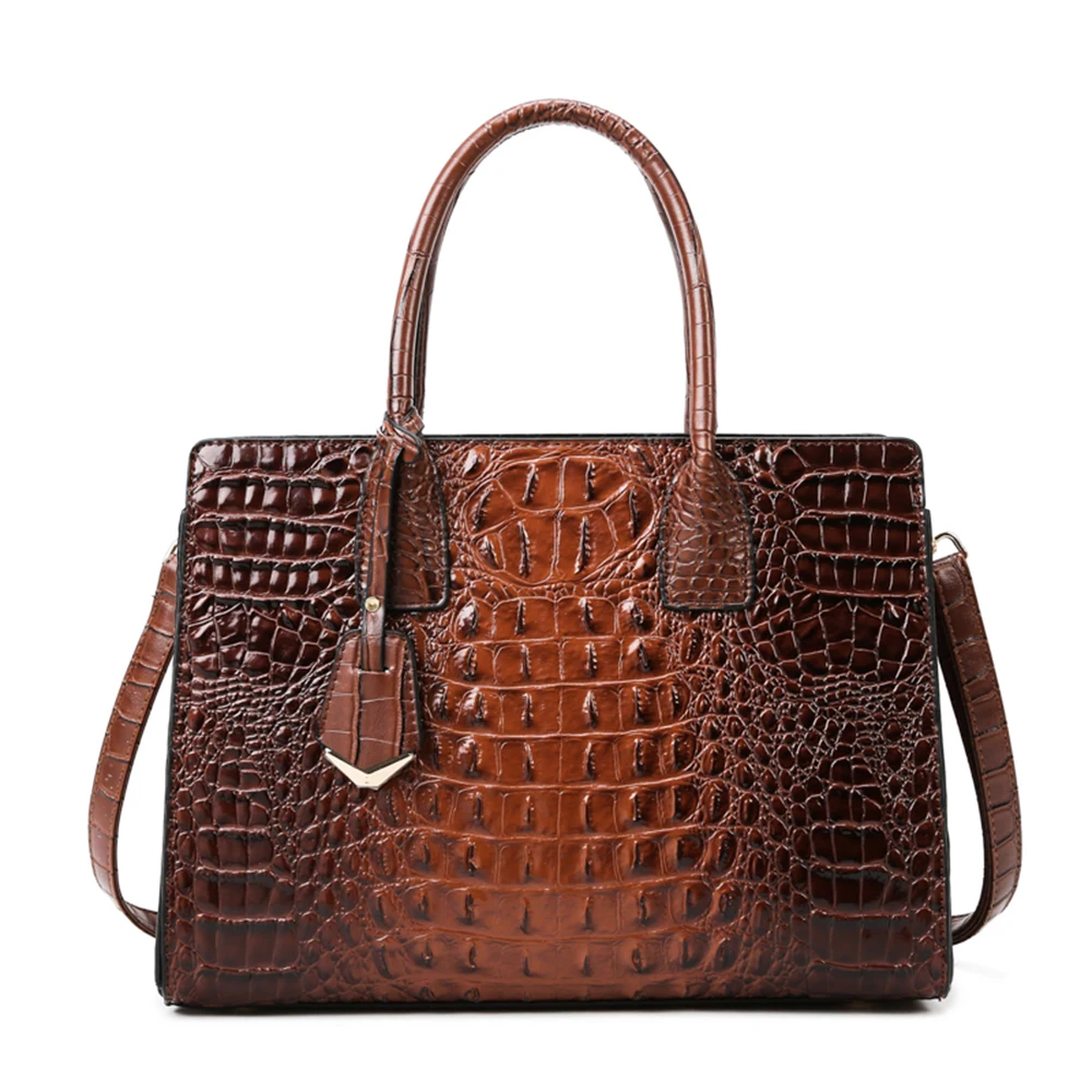 alligate crocodile leather crossbody bolsa para mulheres bolsa do mensageiro shoulder hand bags alta qualidade senhoras bolsas feminino 2024 01