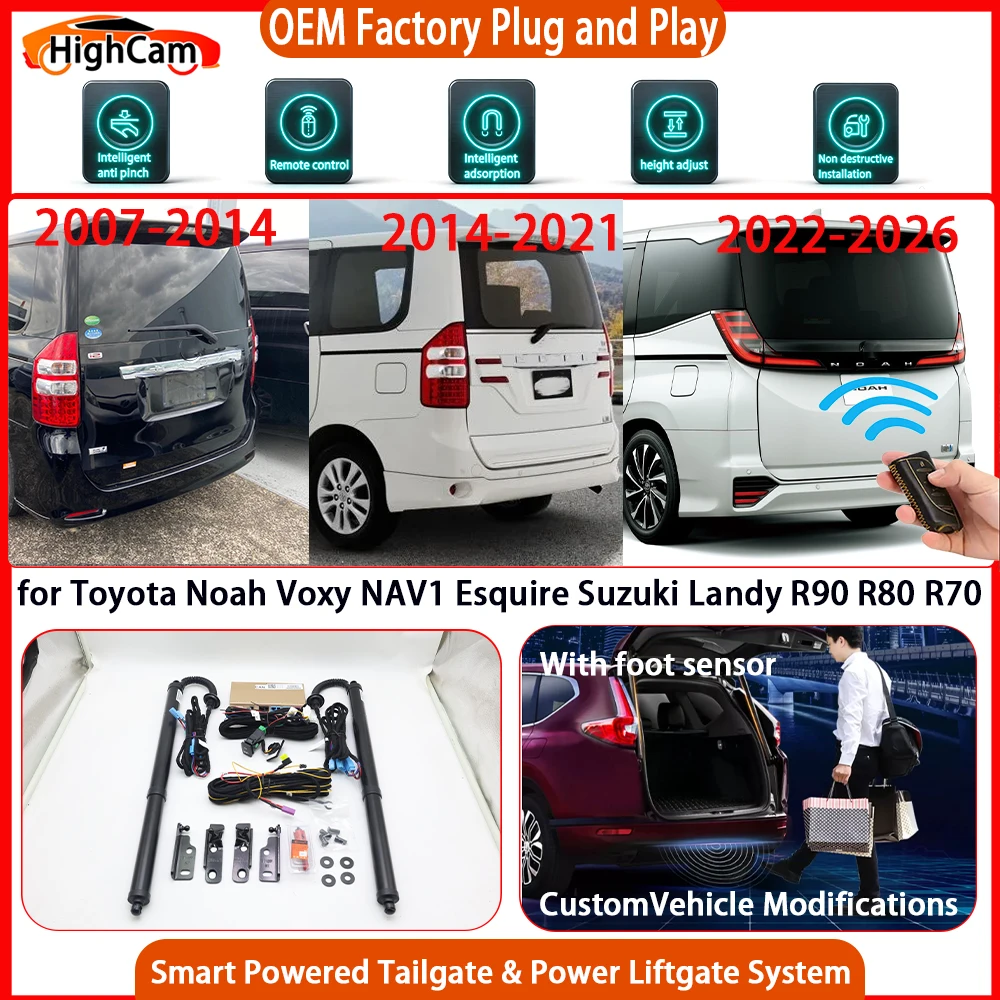 for Toyota Noah Voxy NAV1 Esquire Suzuki Landy R90 R80 R70 Powered Tailgate Power Liftgate Tailgate Power Lift Gate Trunk Lid