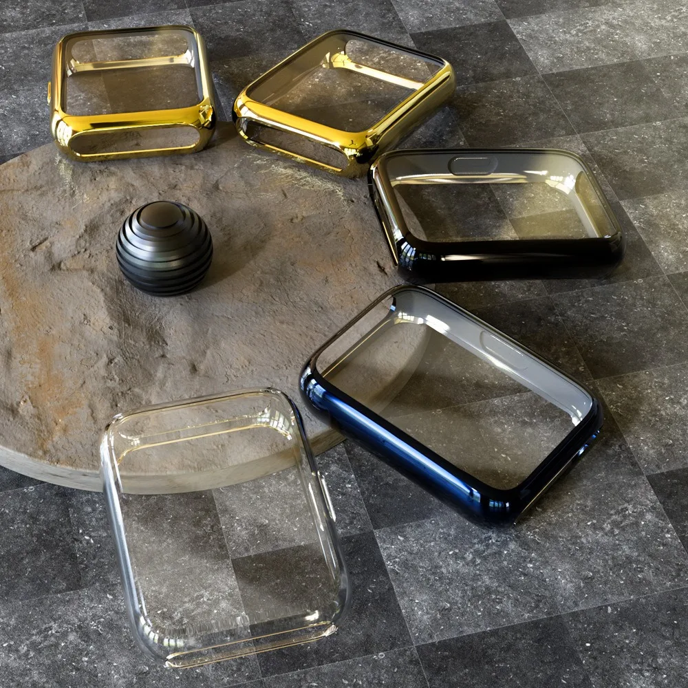 TPU 화면 보호기 충격 방지 Smartwatch 전체 보호 케이스 Watch Fit 2 용 경량 전체 범위 시계 보호 케이스