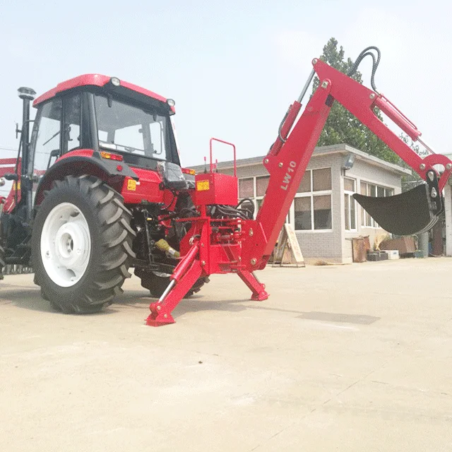Hot Sale Compact Tractors 3-Point Backoe Small Backhoe Machine