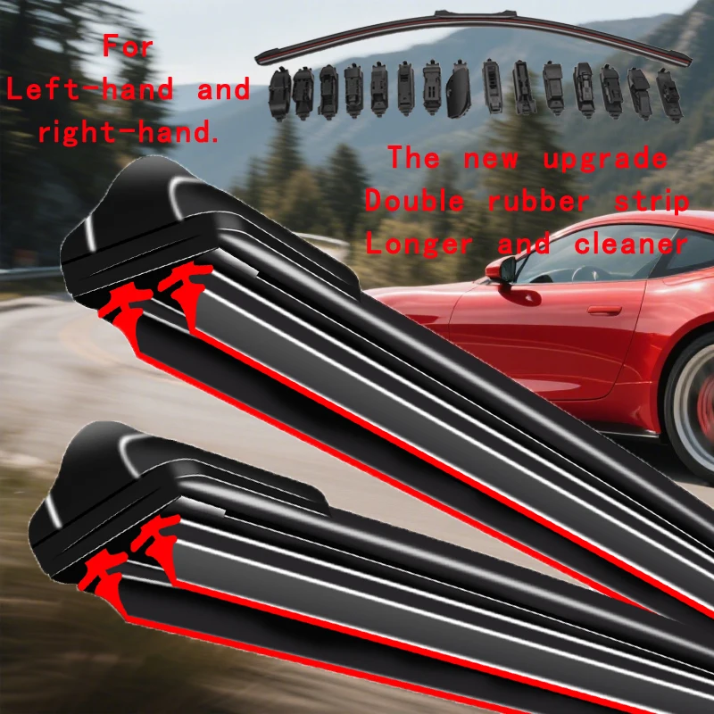 

For Chevrolet Aveo T300 2012~2020 Front Rear Wiper Blade Rubber Windshield Windscreen Window Car Cleaning High Quality Universal