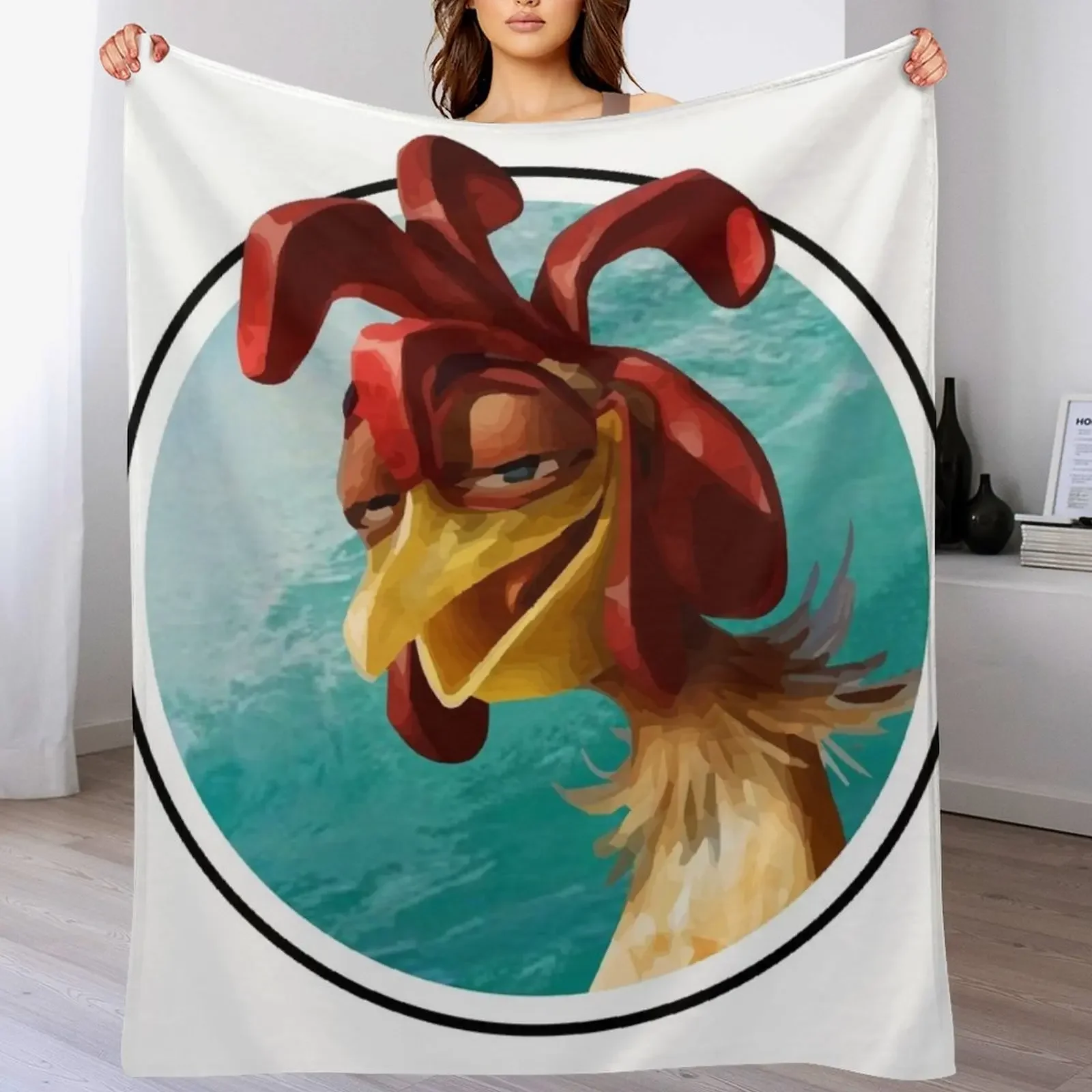 chicken joe surfs up - sweet surf Throw Blanket All Season Soft Lightweight Blanket for Home
