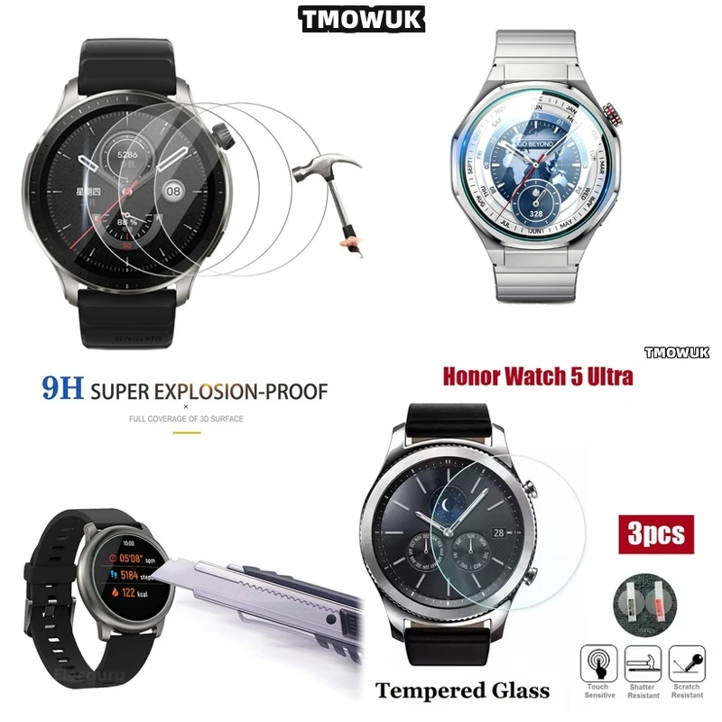 

For Honor Watch 5 Ultra Watch5 Invisible Shield, 9H Hardness Crystal Clear Film