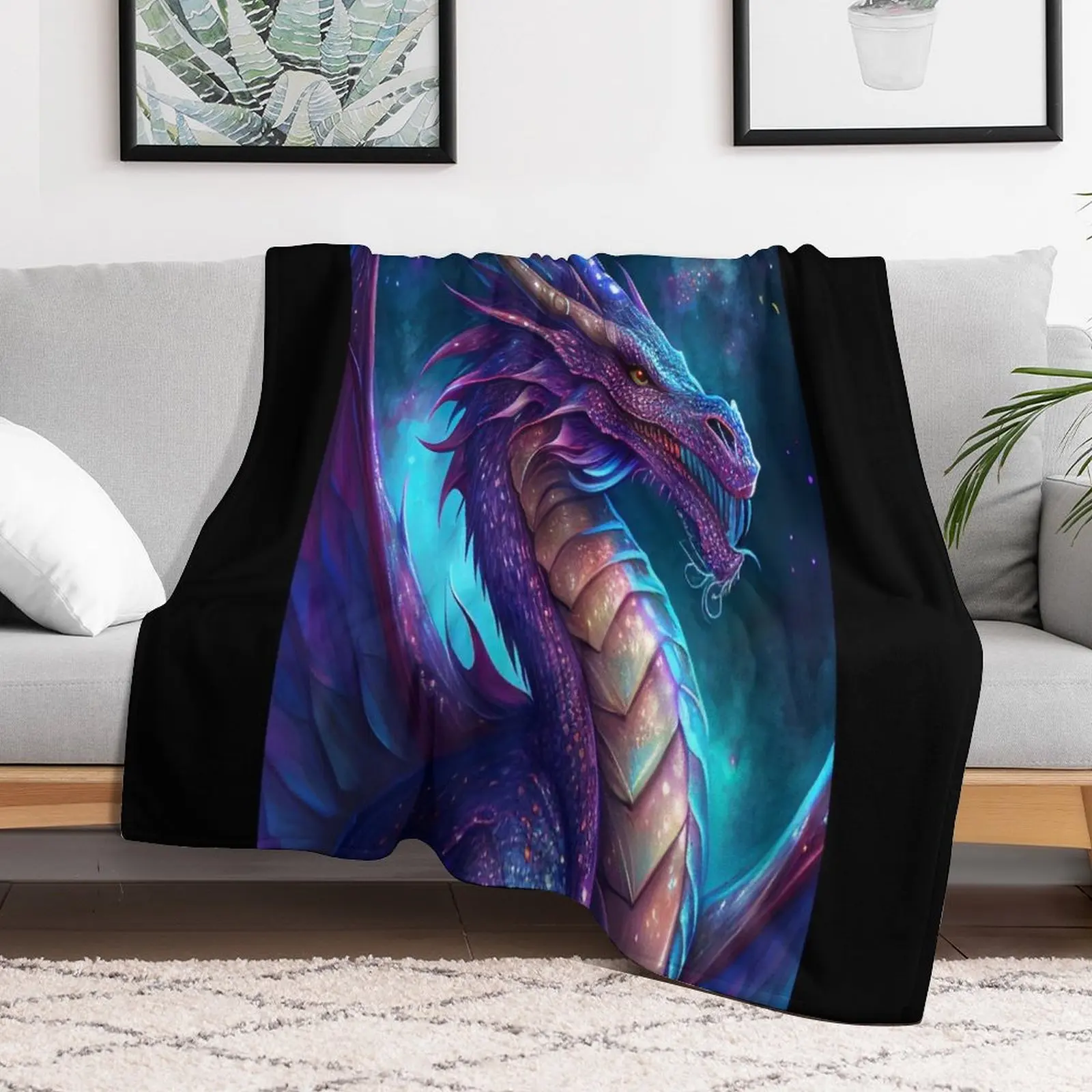 

MythDragon Throw Blanket Cute Plaid Decorative Throw Luxury St Fashion Sofas Blankets