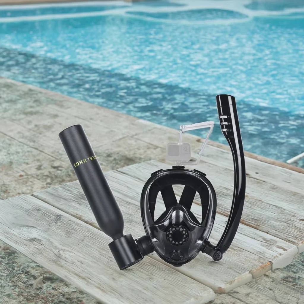 

X3000PLUS 0.5L Portable Snorkel Mask Scuba Diving and Swimming Equipment Underwater Feature Stylish for Sports