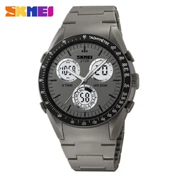 SKMEI 2109 Men Time Military Camouflage Wristwatch Waterproof Chrono Clock Sport Watches  Countdown Digital Mens Multifunctiona