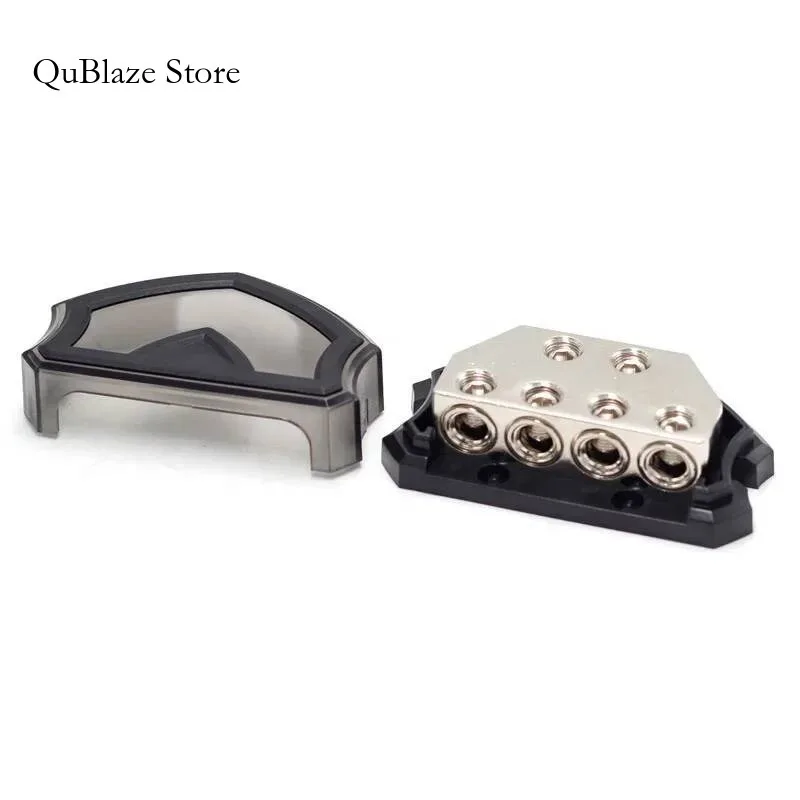 

6-Way 2 In / 4 X 0/2/4 Gauge Out Power Distribution Ground Distributor Block