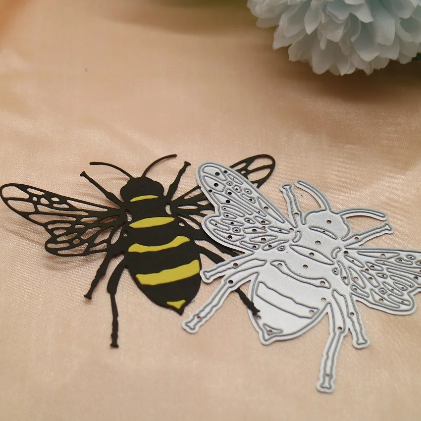 Handicraft Bee Mesh Cutting Die Scrapbook Seal DIY Manual Die Home Album Production Tool