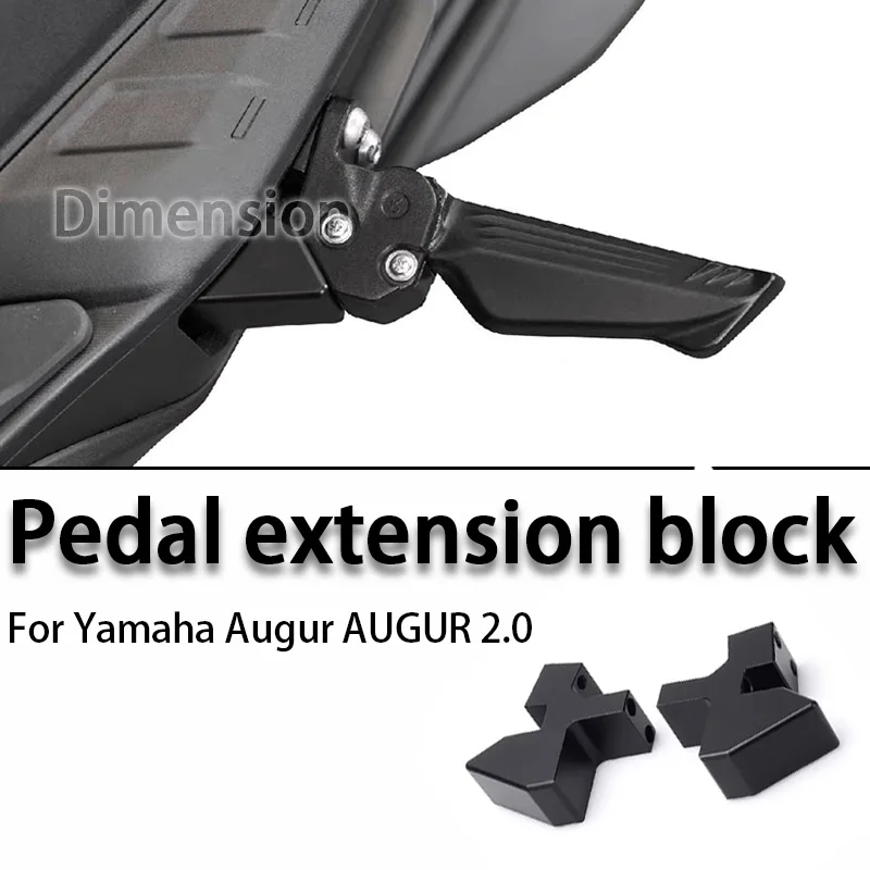 

For YAMAHA AUGUR Augur 2.0 Motorcycle Accessories Passenger Footrest Extend Foot Pegs Lowering Footpeg Lower Connector