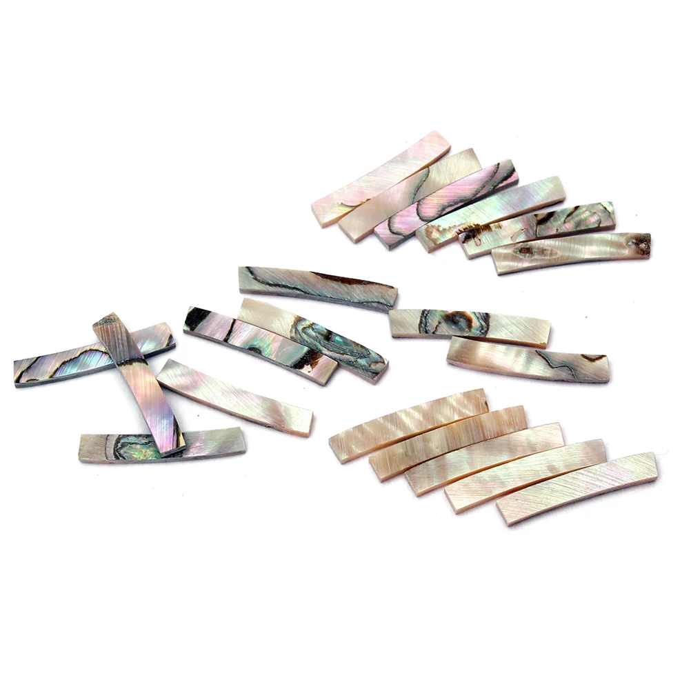 

10pcs Abalone Shell Purfling Strip Binding Guitar Ukulele Mandolin Banjo Cigar Box Repair DIY Durable High Grade Edge