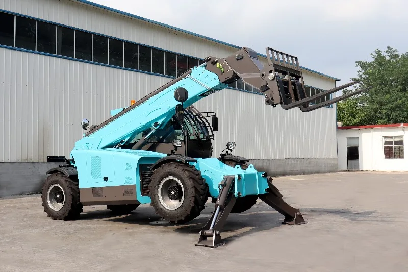 Customized China 7m Height 3500kg Telescopic Boom Handler 3.5ton Diesel Forklift Telehandler Price